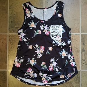 Floral tank tops